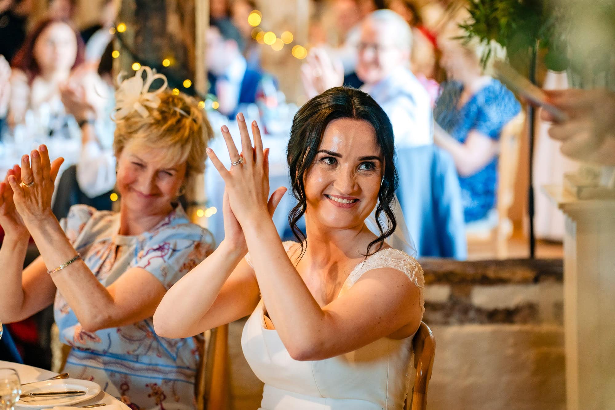 Wedding Speeches at Clock Barn in Hampshire